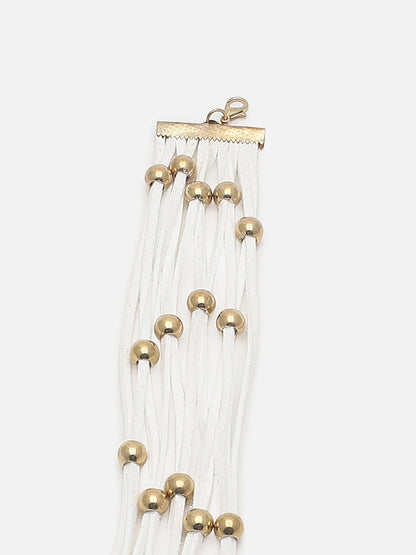 Silver Plated Beaded Necklace
