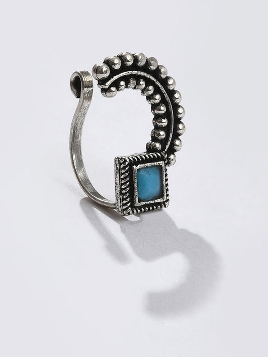 BLUE STONE STUDED NOSE PIN