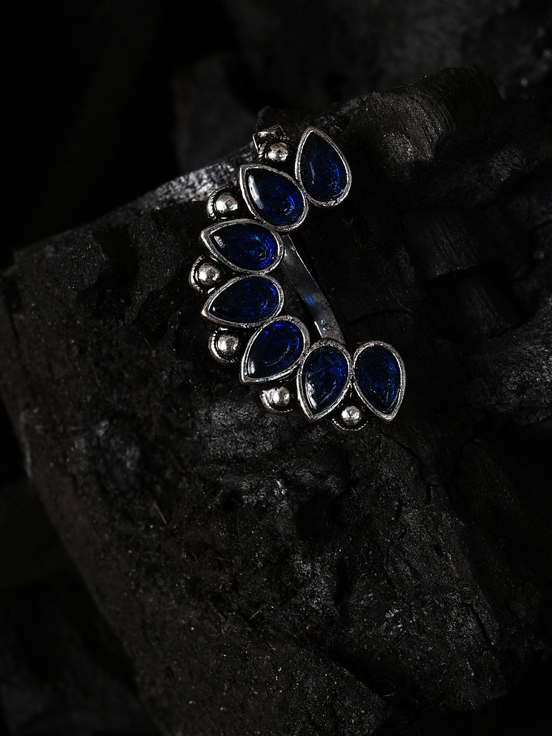 BLUE STONE SETTING NOSEPIN