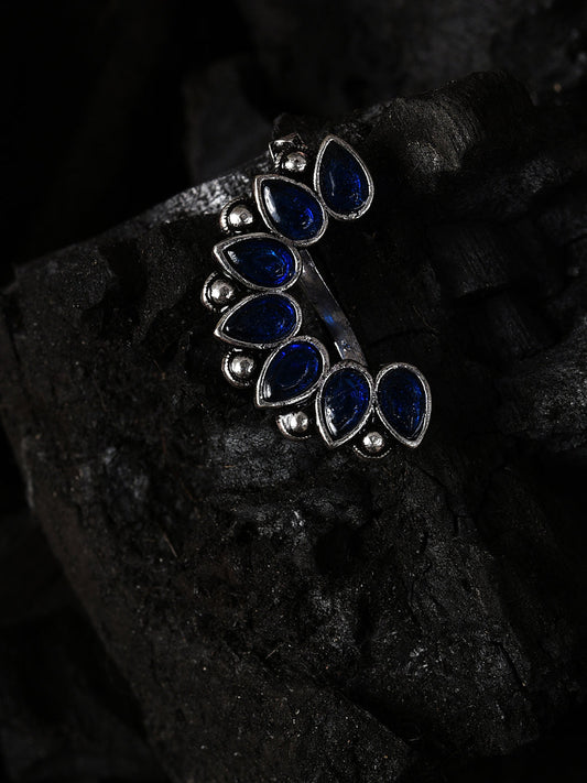 BLUE STONE SETTING NOSEPIN