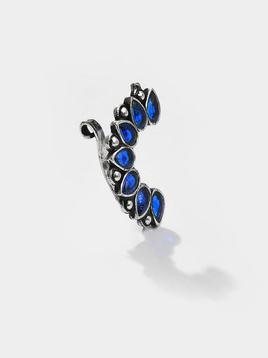 BLUE STONE SETTING NOSEPIN
