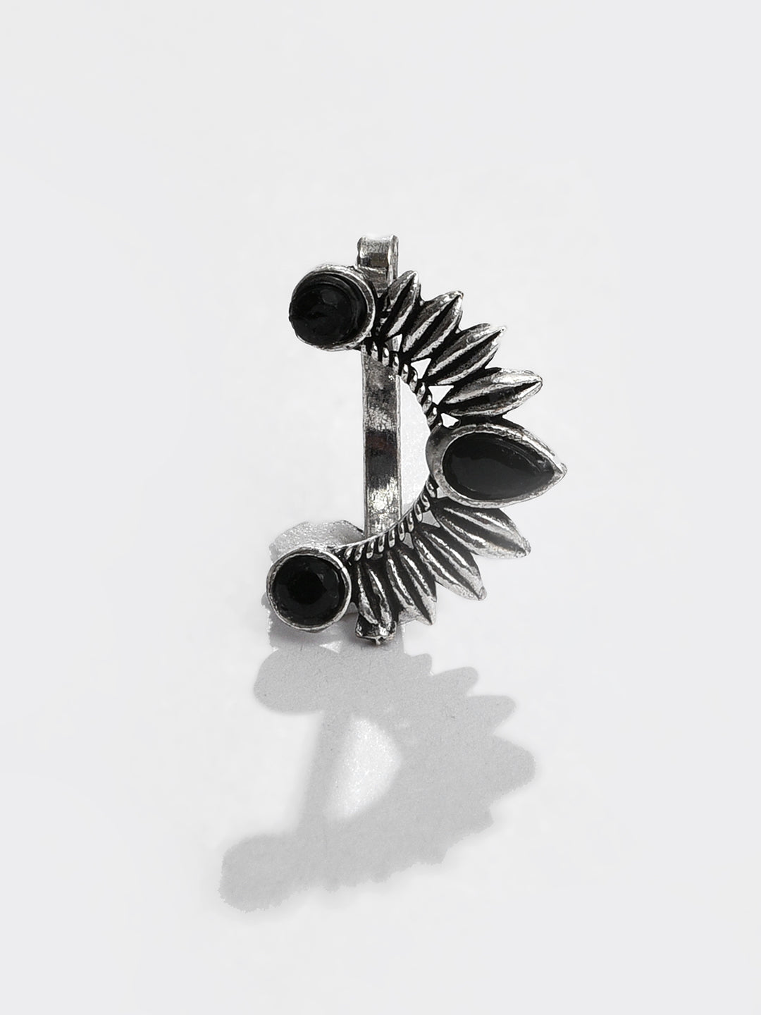BLACK STONE BOHO NOSE PIN