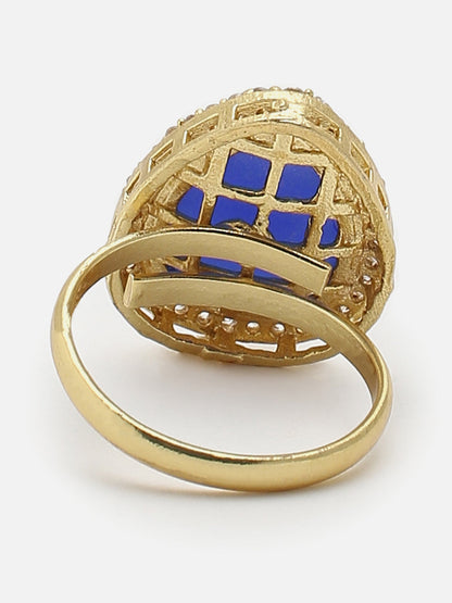 BLUE STONE RING FOR WOMEN