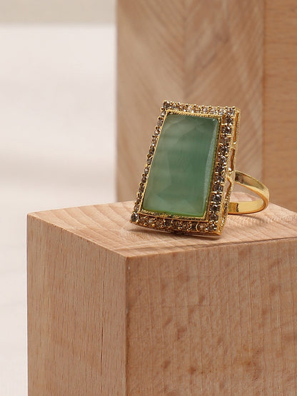 Green Stone Ring