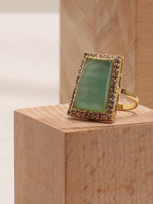 Green Stone Ring