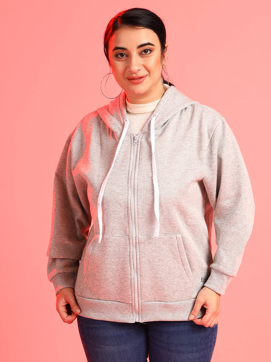 Solid Hooded Sweatshirt