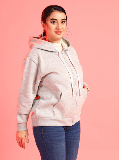 Solid Hooded Sweatshirt