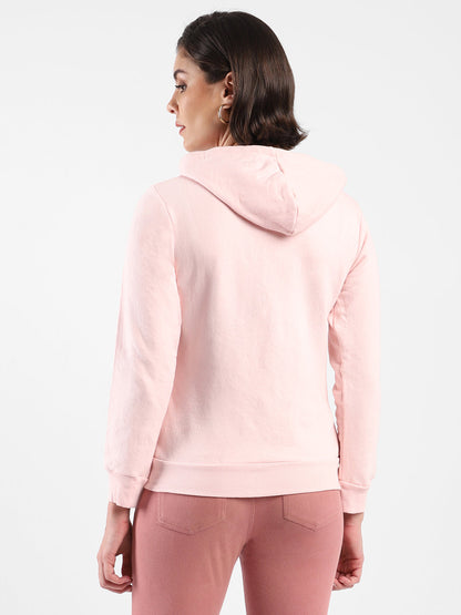 Printed Stylish Casual Zipper Hooded Sweatshirt