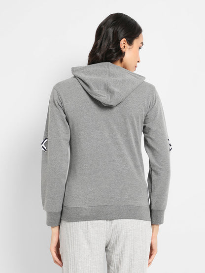Pullover Hoodie With Criss-Cross Details