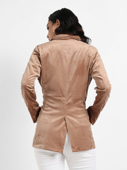 Single-Breasted Blazer With Insert Pockets