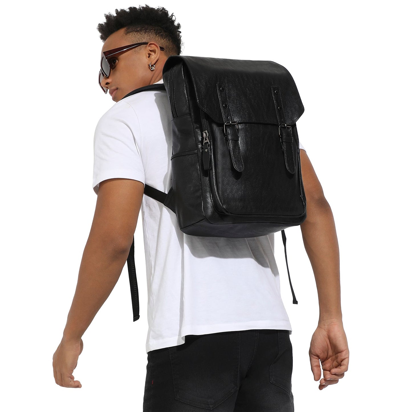 The Voyager Backpack - Carbon Black