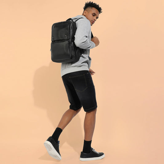 The Neo Explorer Backpack - Obsidian Black