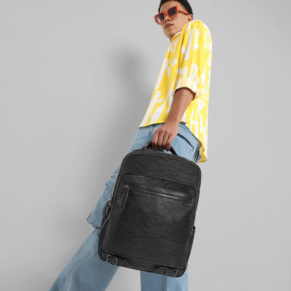 The Wanderer's Odessey Backpack - Obsidian Black