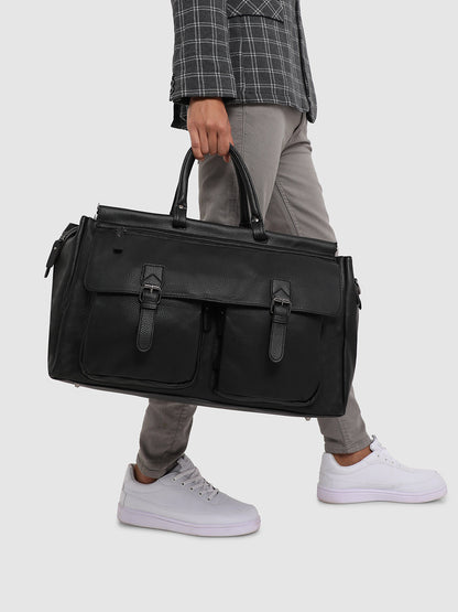 The Weekender Travel Bag - Obsidian Black