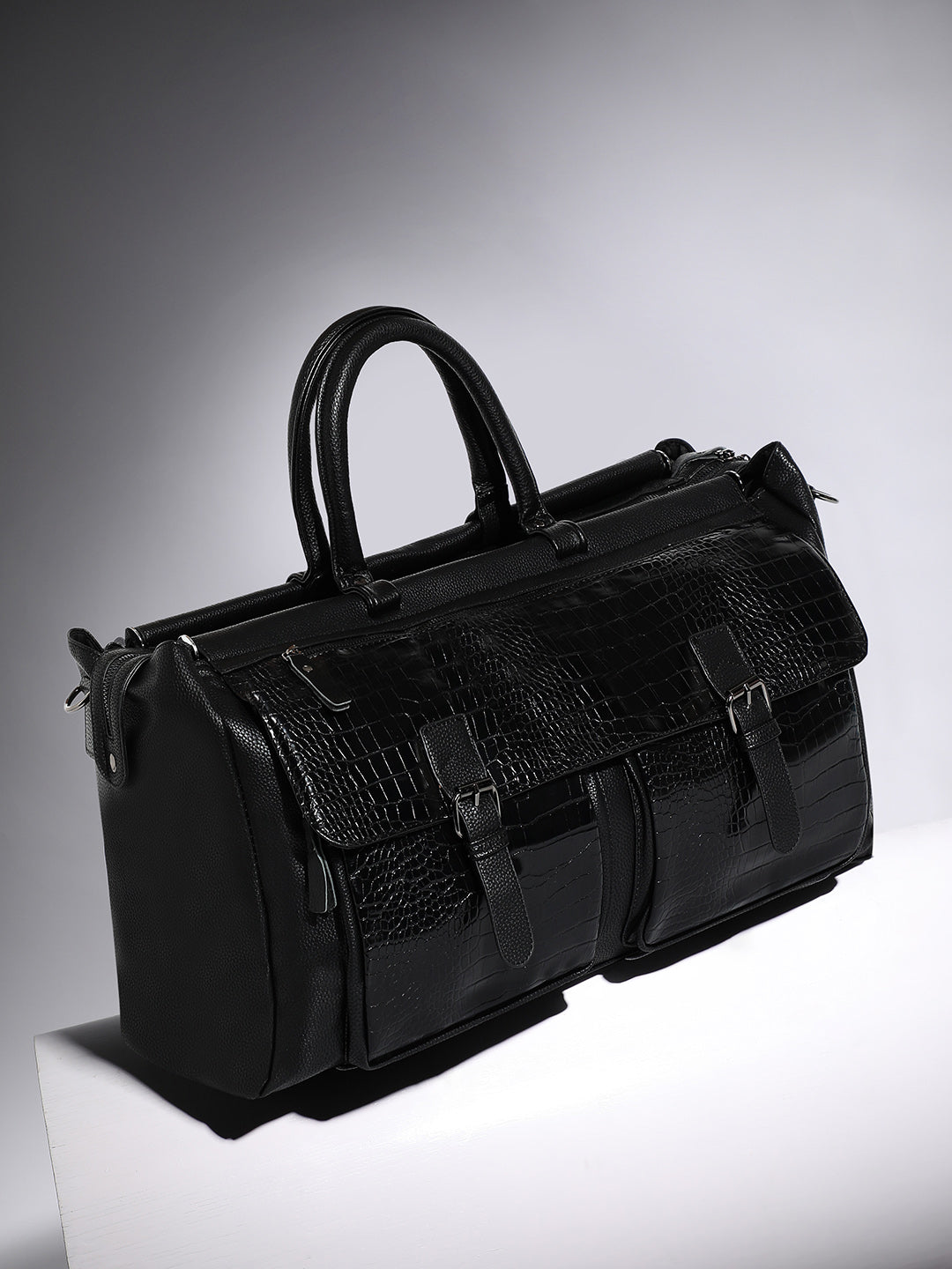 The Croc Weekender Travel Bag - Coal Black