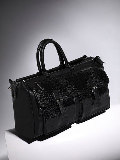 The Croc Weekender Travel Bag - Coal Black