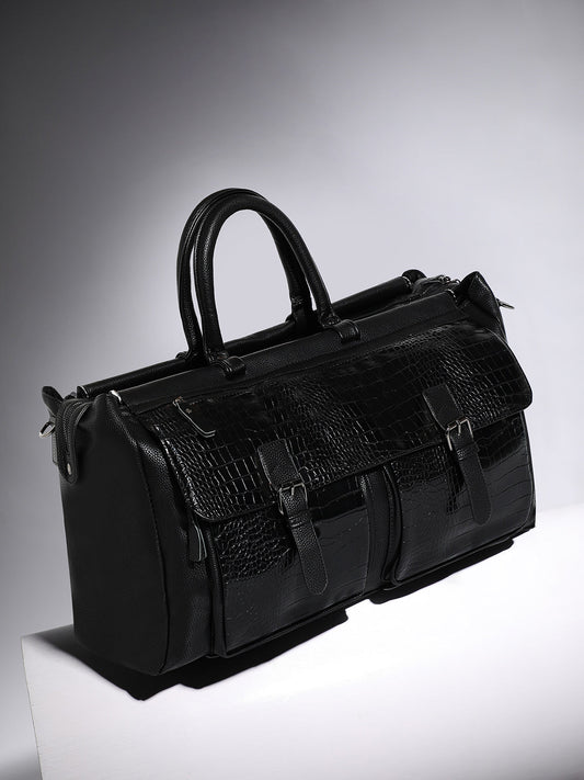The Croc Weekender Travel Bag - Coal Black