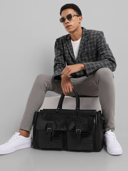 The Croc Weekender Travel Bag - Coal Black