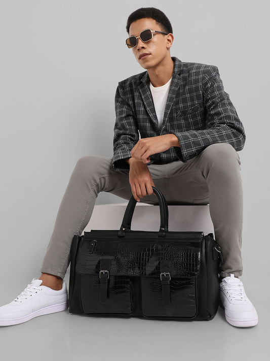 The Croc Weekender Travel Bag - Coal Black