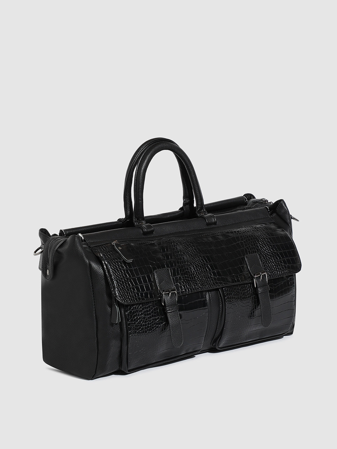 The Croc Weekender Travel Bag - Coal Black