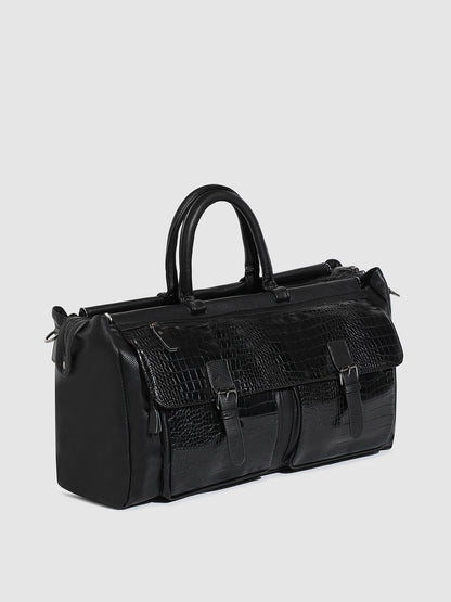 The Croc Weekender Travel Bag - Coal Black