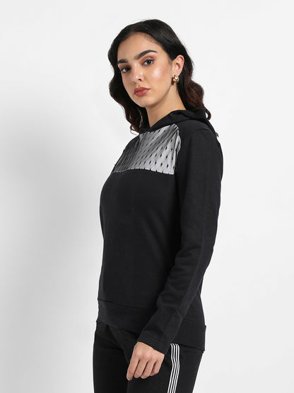 Pullover Hoodie With Mesh Details