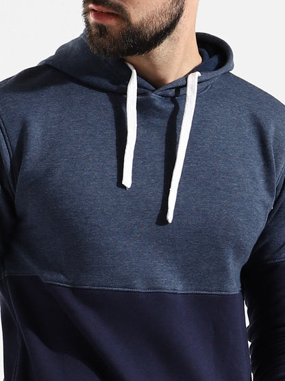 Cotton Colour-Blocked Regular Fit Tracksuit For Casual Wear