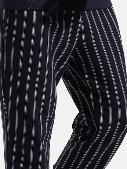 COTTON COLOUR-BLOCKED REGULAR FIT TRACKSUIT FOR CASUAL WEAR 