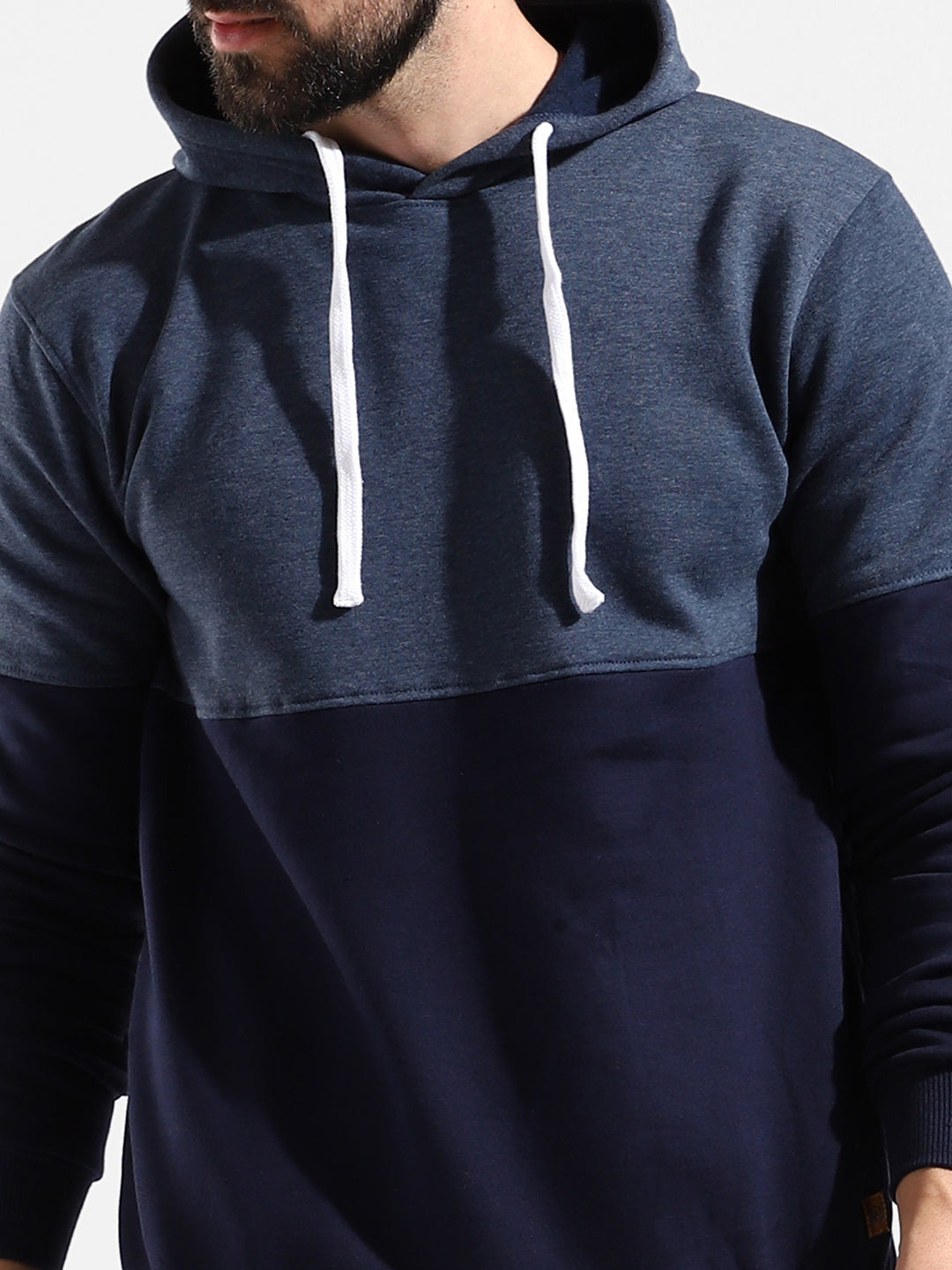 Cotton Colour-Blocked Regular Fit Tracksuit For Casual Wear