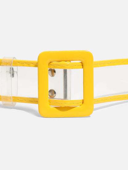 Transparent Waist Belt