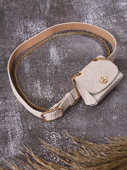 White Classic Belt