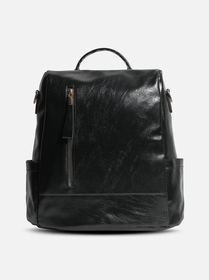 Solid Casual Backpack