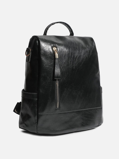 Solid Casual Backpack