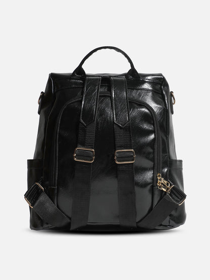 Solid Casual Backpack