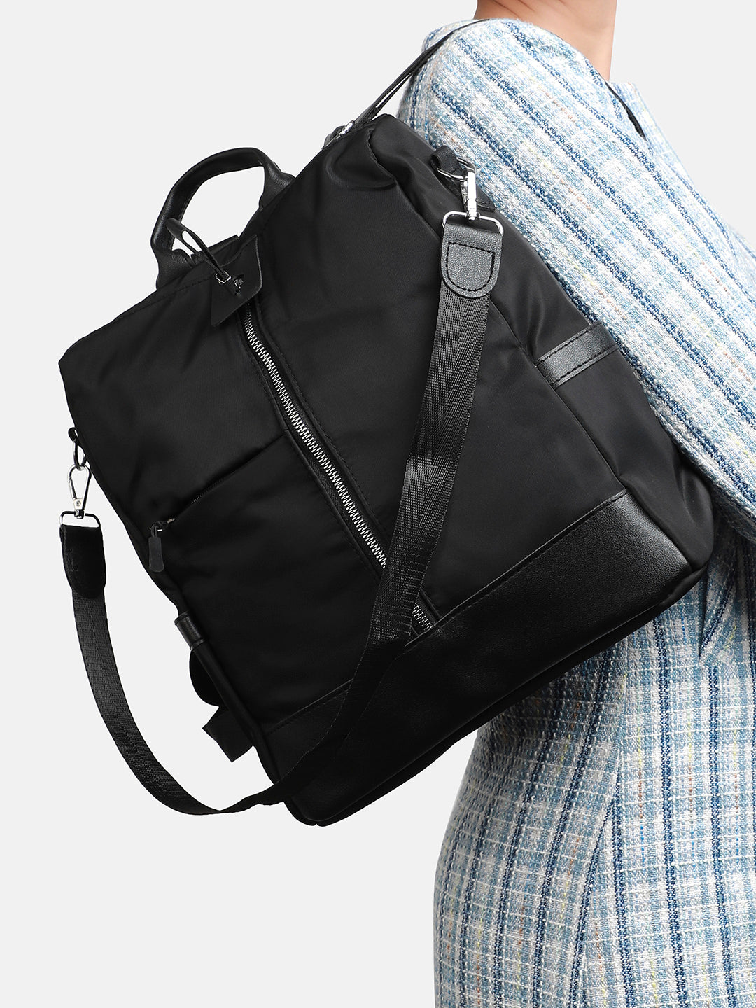 Solid Casual Backpack