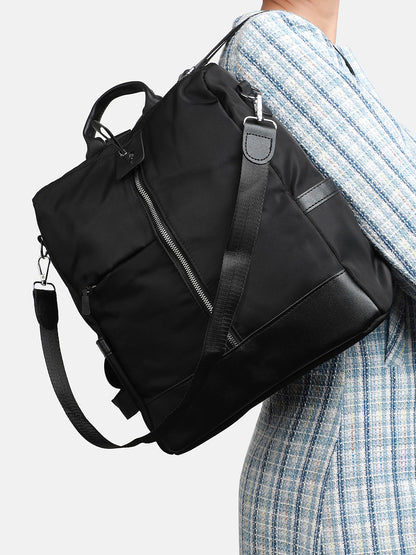 Solid Casual Backpack