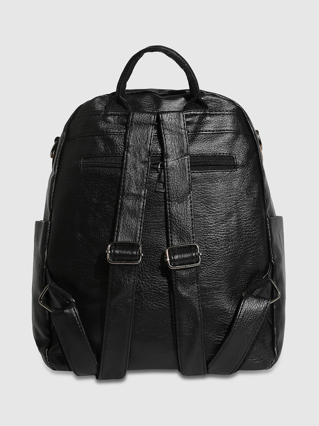 Contrast Piping Backpack - Black