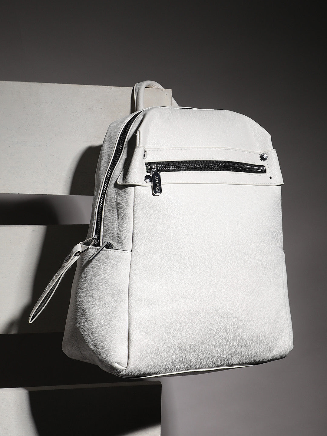 Utility Curve Backpack - White