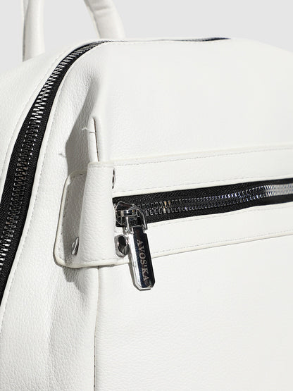 Utility Curve Backpack - White