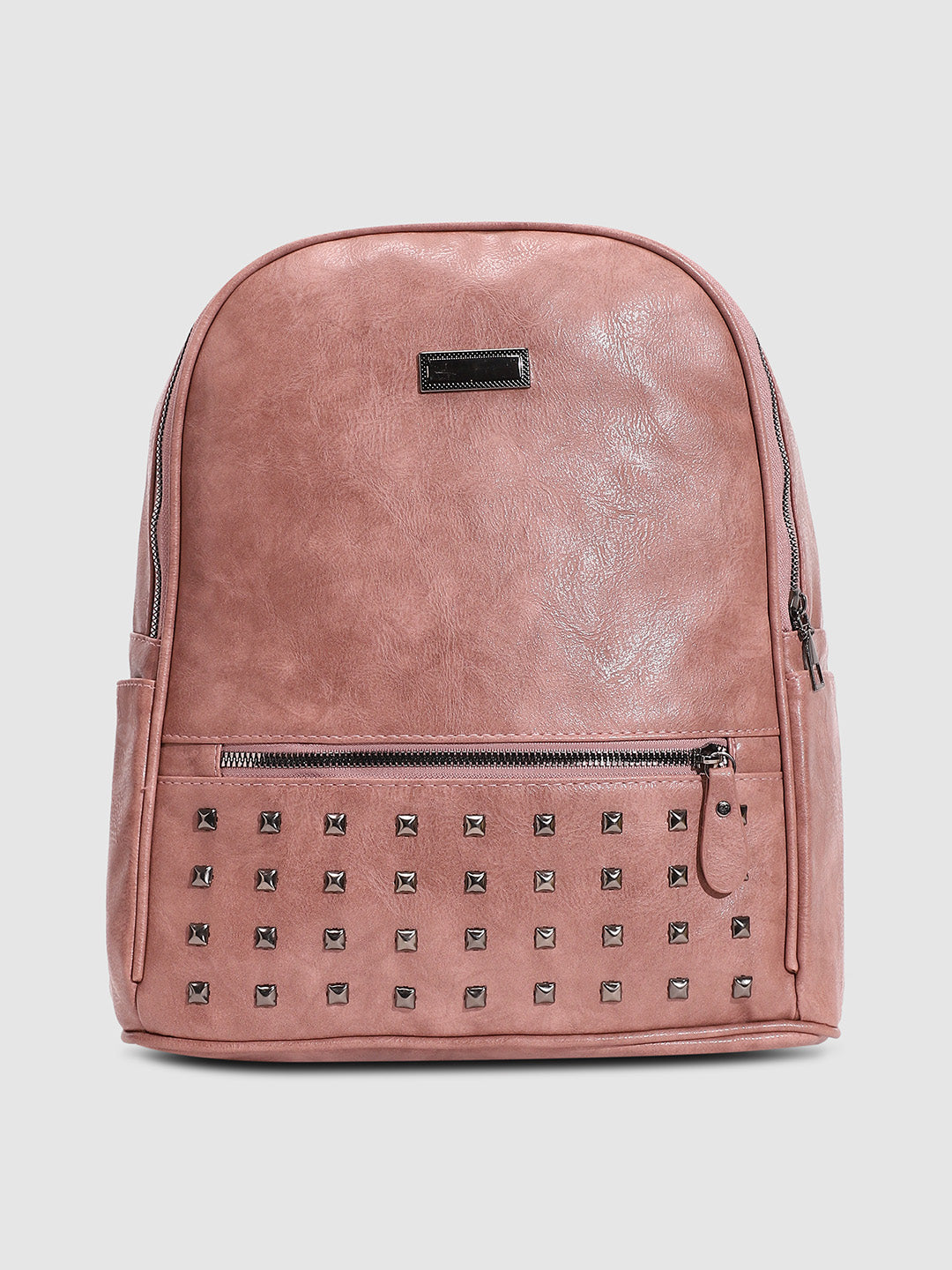 Studded Backpack - Nude Pink