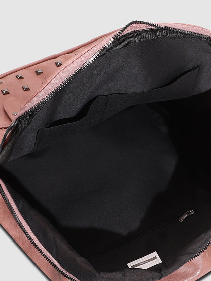 Studded Backpack - Nude Pink