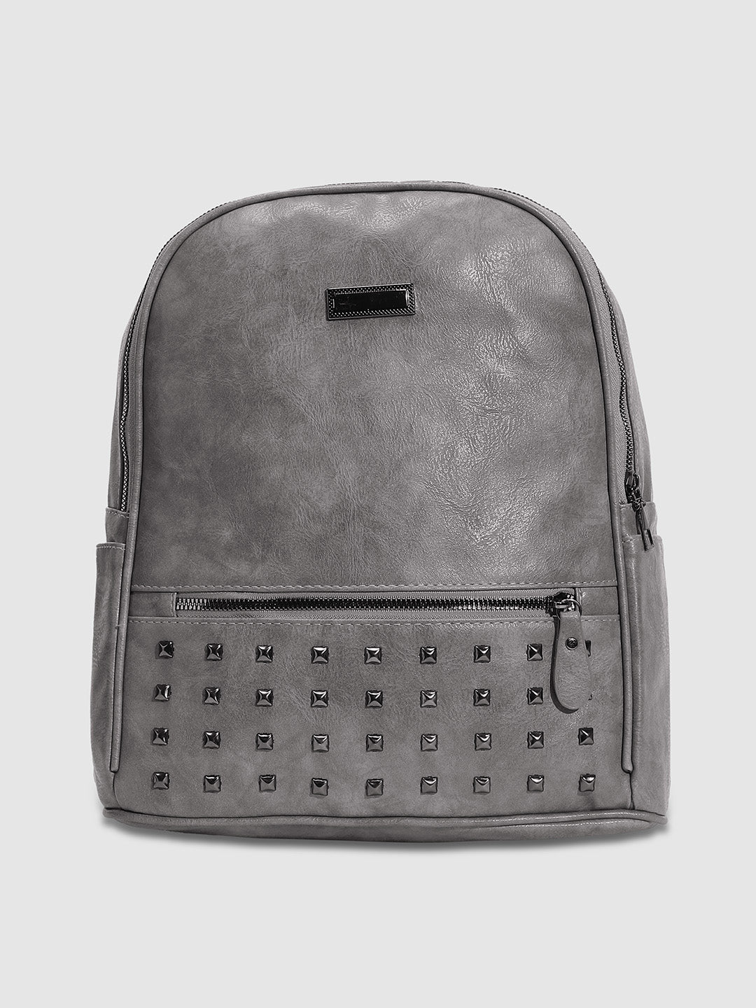 Studded Backpack - Grey