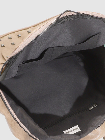 Studded Backpack - Peach