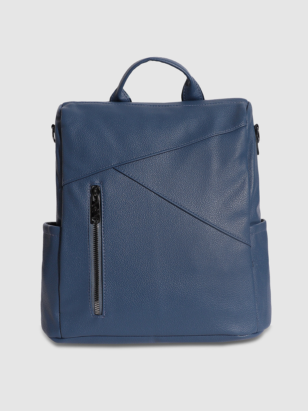 Asymmetrical Broad Backpack - Blue