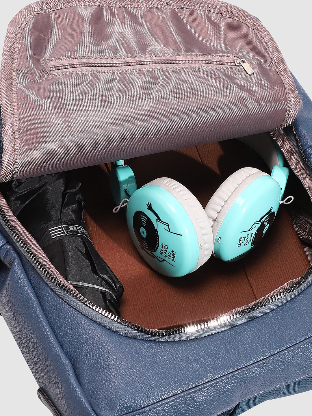 Asymmetrical Broad Backpack - Blue