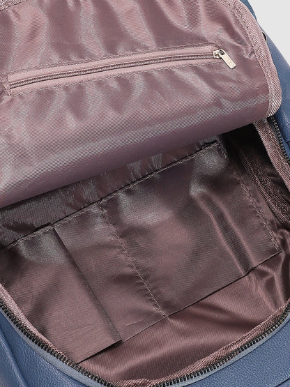 Asymmetrical Broad Backpack - Blue