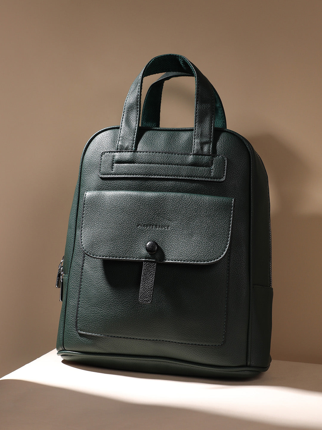 Top Handle Backpack - Forest Green