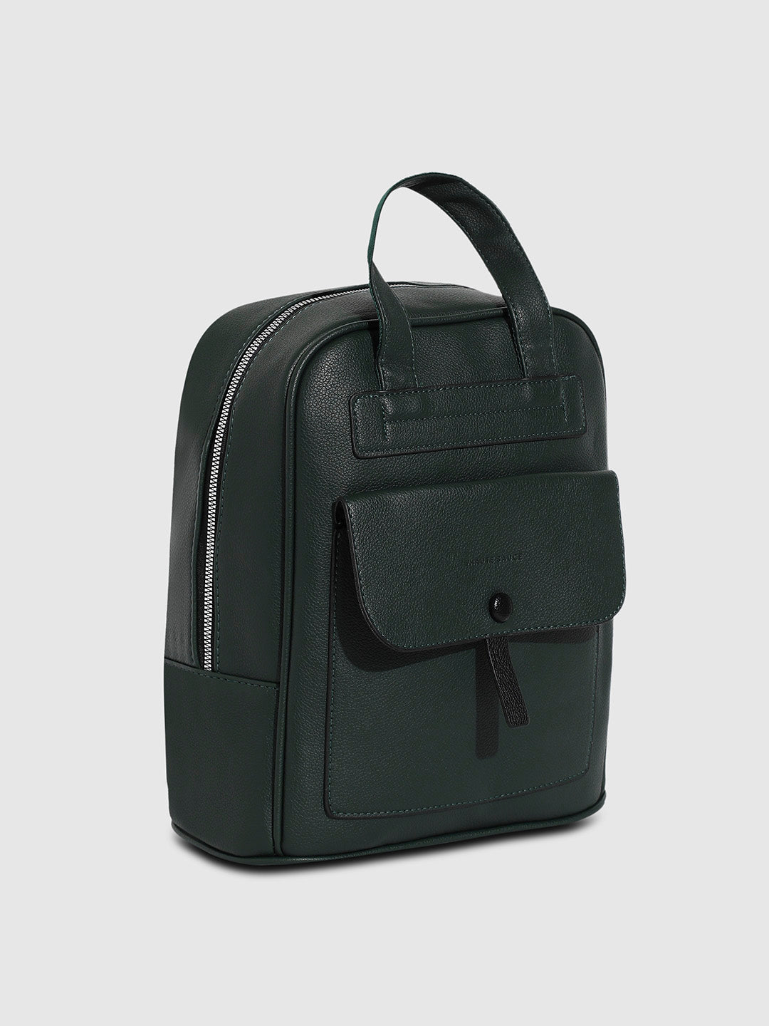 Top Handle Backpack - Forest Green
