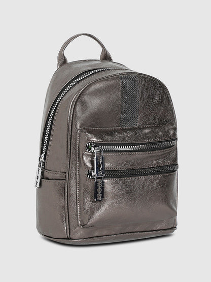 Bedazzled Mini Backpack - Silver