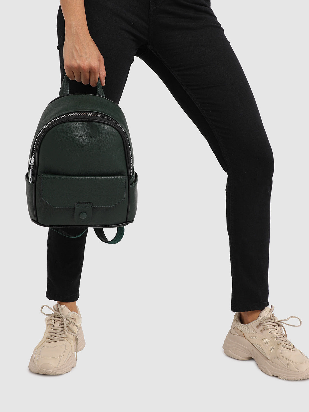 Elevated Round Mini Backpack - Forest Green